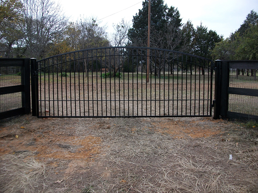 iron fence gate - Denton, Texas