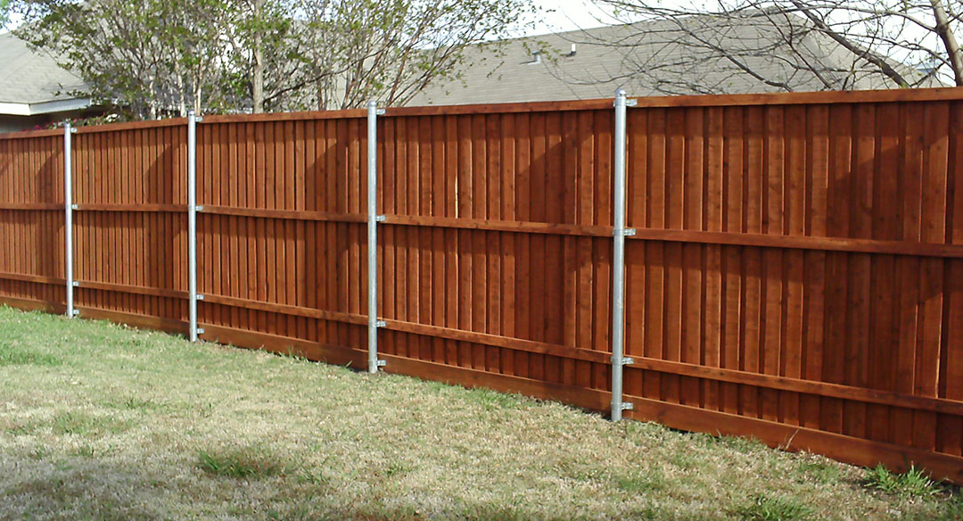 wood privacy fences, Denton, Texas