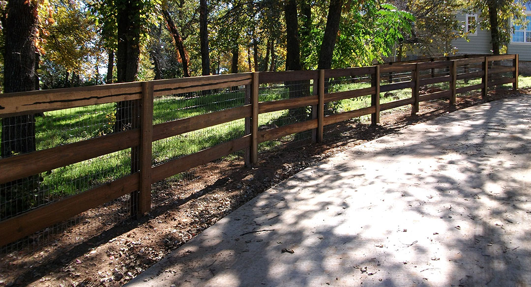 ranch style fences