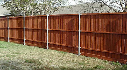 wood privacy fences