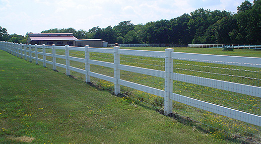 ranch style fence